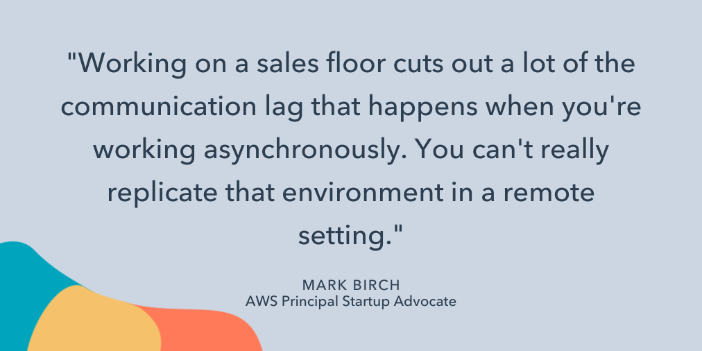 mark birch quote on sales floor